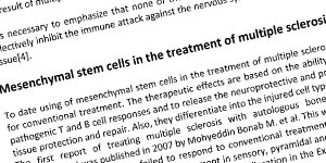 MS Stem Cells treatment